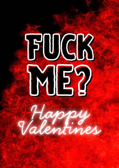 Valentines Fuck - Greeting Card