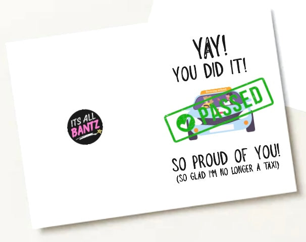 No Longer A Taxi - Greeting Card