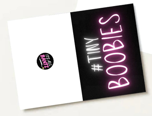 # Tiny Boobies - Greeting Card