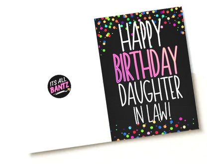 Birthday Daughter In Law -  Birthday Card