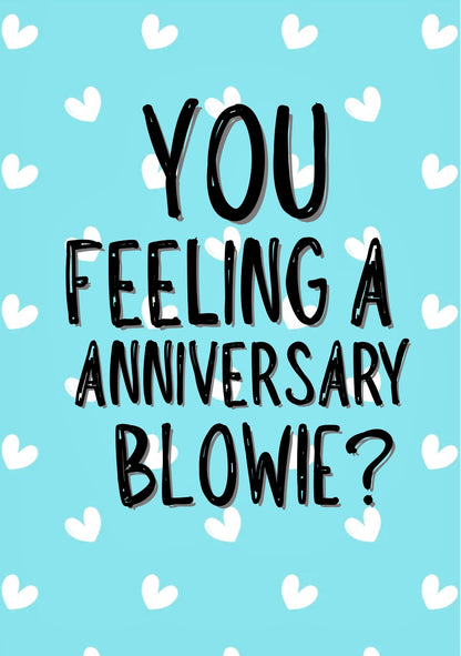 Anniversary Blowie - Greeting Card