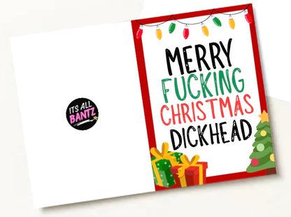 Christmas Dickhead -  Greeting Card