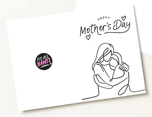 Mothers Day Silhouette - Greeting Card