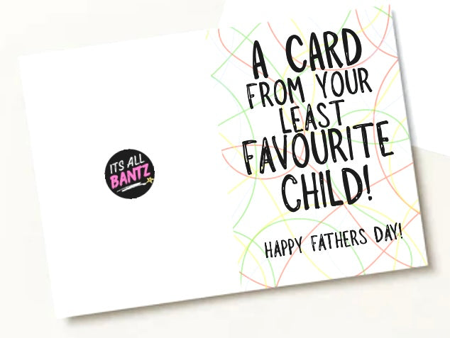 Least Favourite Child - Greeting Card