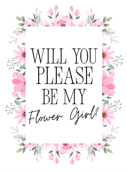 Be My Flower Girl? -  Greeting Card