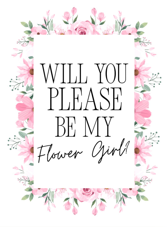 Be My Flower Girl? -  Greeting Card