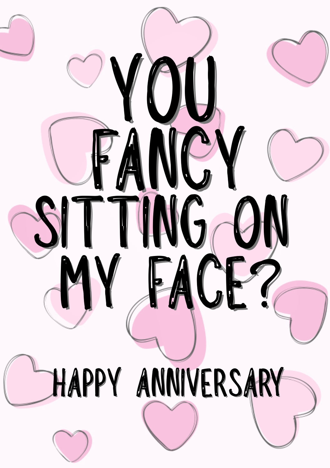 Fancy Sitting On My Face? - Greeting Card