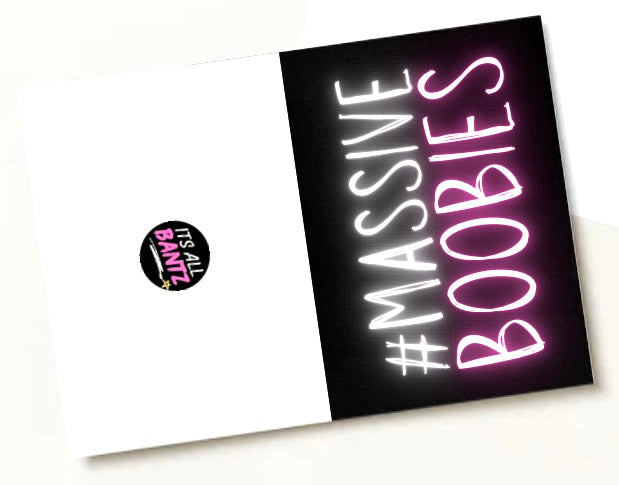 # Massive Boobies - Greeting Card