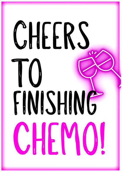 Cheers To Chemo -  Greeting Card