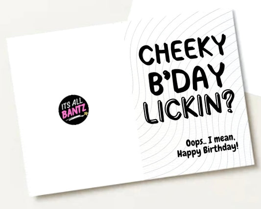 Birthday Lickin? -  Birthday Card