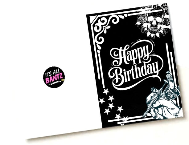 Tattoo Happy Birthday -  Birthday Card