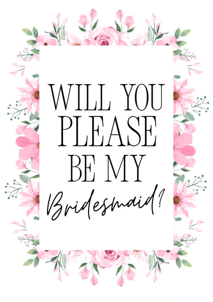 Be My Bridesmaid? -  Greeting Card
