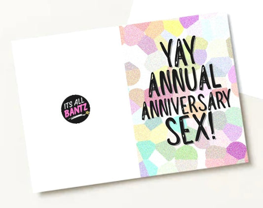Annual Anniversary Sex - Greeting Card
