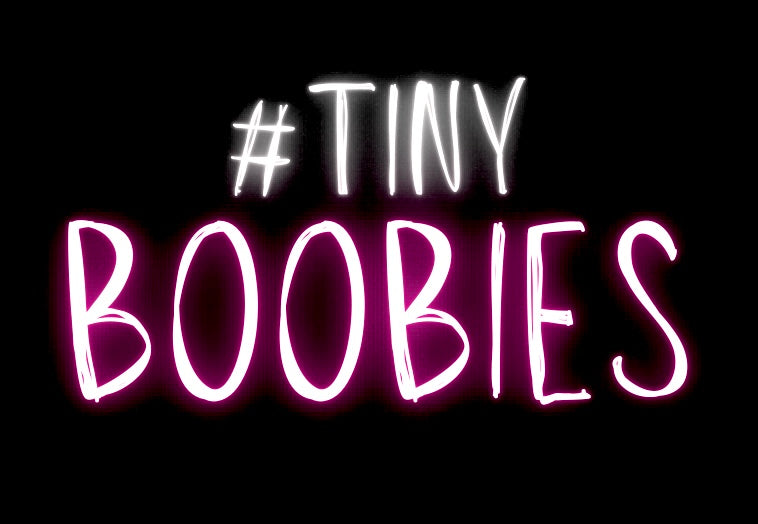# Tiny Boobies - Greeting Card