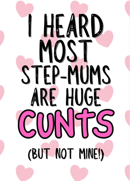 Step Mum Cunts - Greeting Card