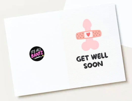 Get Well Soon Penis - Card