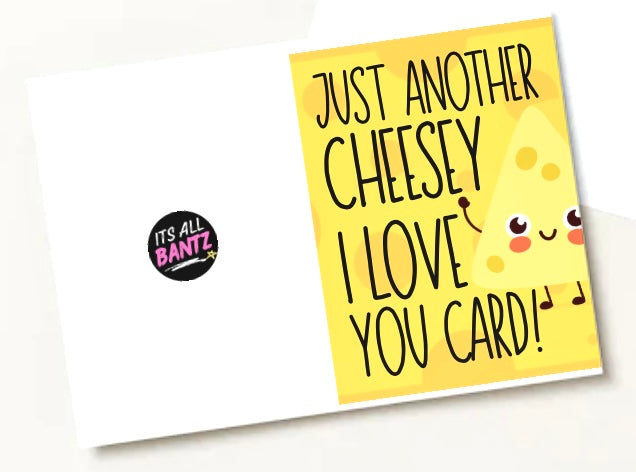 Cheesey Card -  Greeting Card