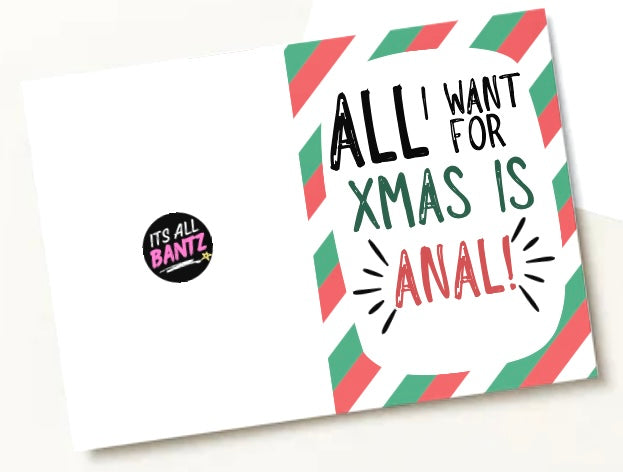 Anal Christmas -  Greeting Card