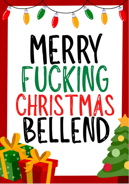 Christmas Bellend -  Greeting Card