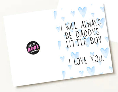 Daddy’s Little Boy - Greeting Card