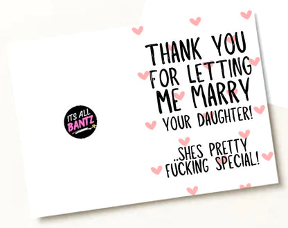 Marry Your Daughter  -  Greeting Card
