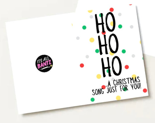 Ho Ho Song -  Greeting Card