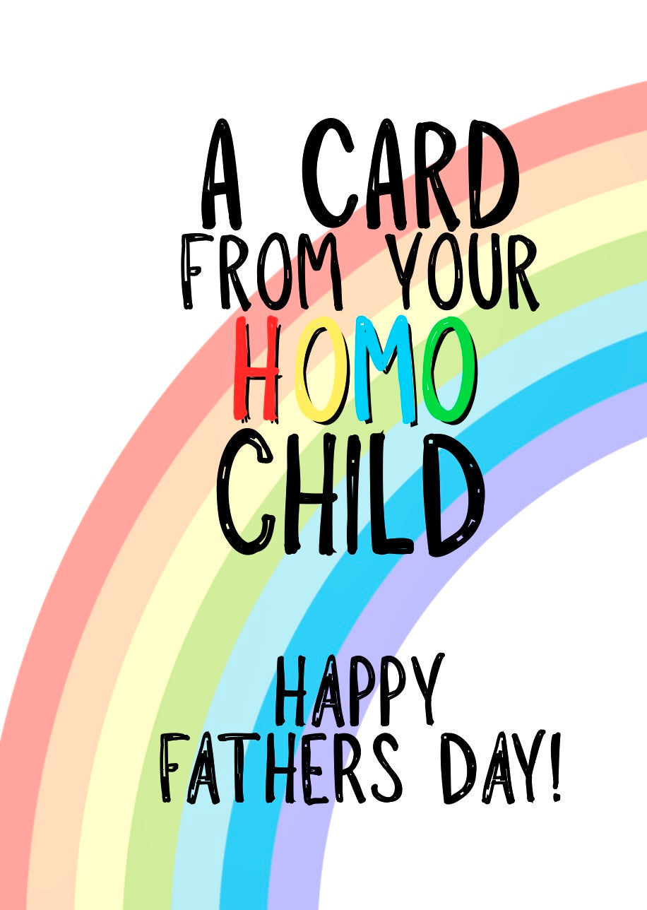 Homo Child - Greeting Card