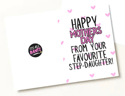 Favourite Step Daughter - Greeting Card