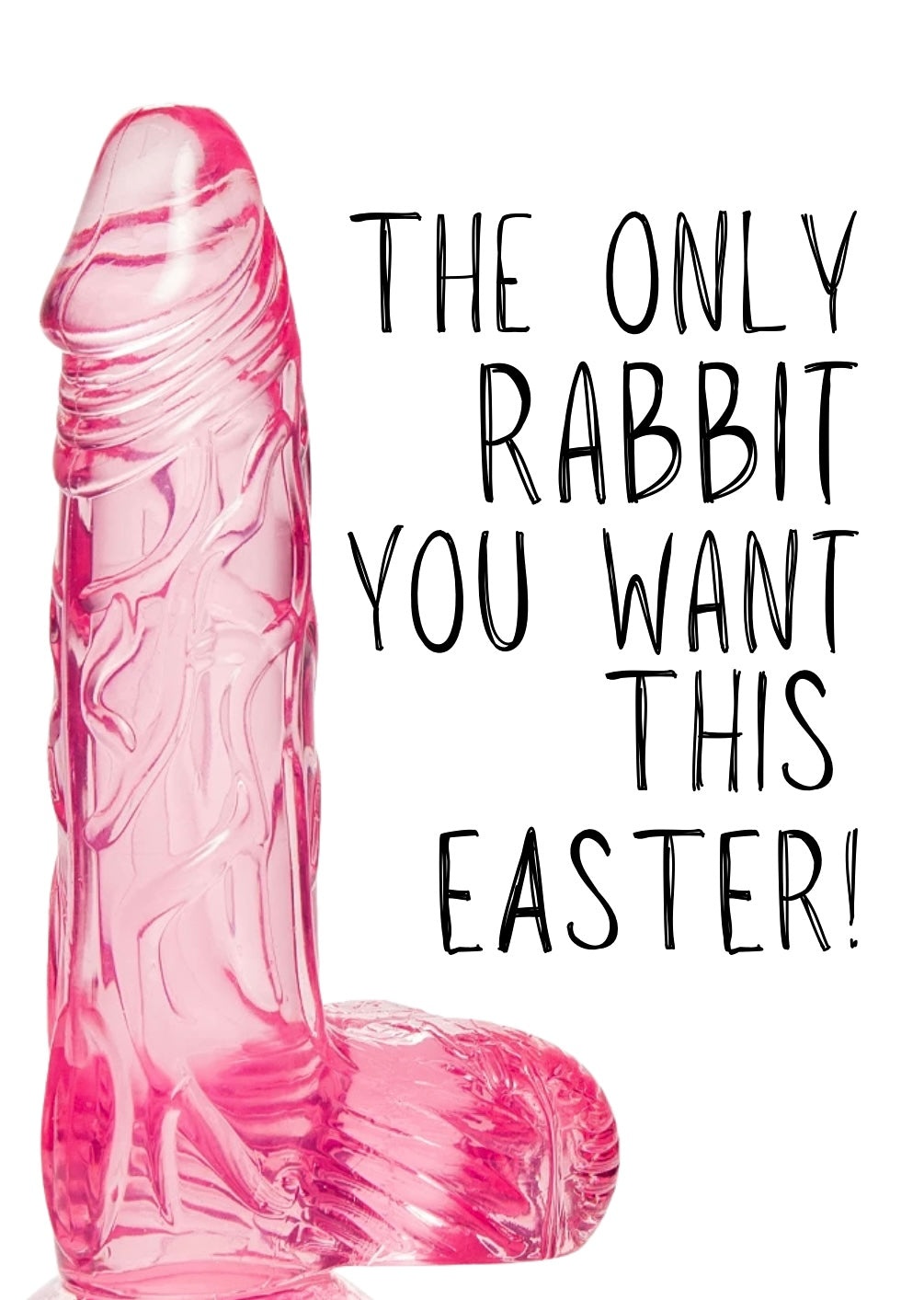 Only Rabbit Needed - Greeting Card