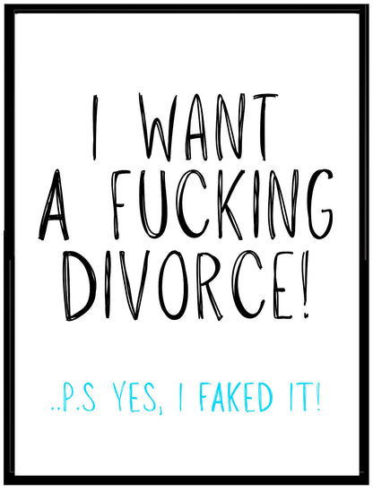 Yes, I Faked It -  Greeting Card