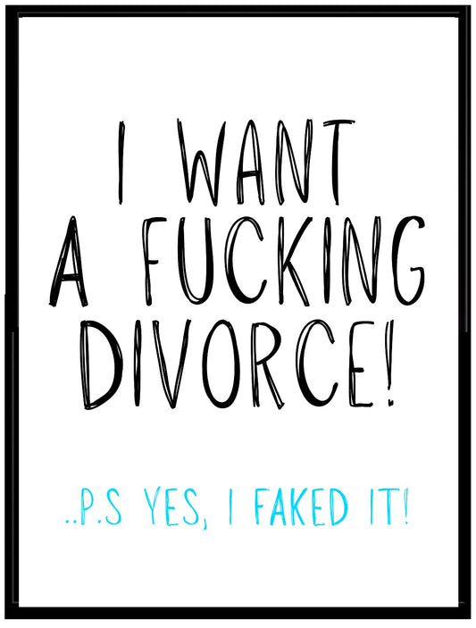 Yes, I Faked It -  Greeting Card