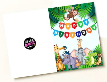 Birthday Jungle -  Birthday Card