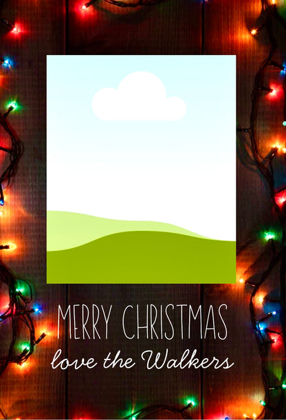 Merry Christmas Lights - Greeting Card