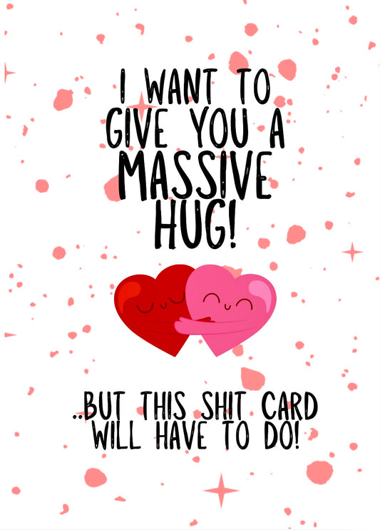 Massive Hug - Greeting Card