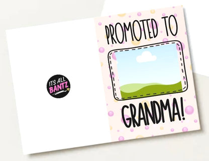 Promoted To Grandma - Greeting Card