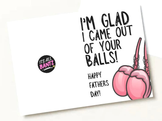 Out Your Balls - Greeting Card