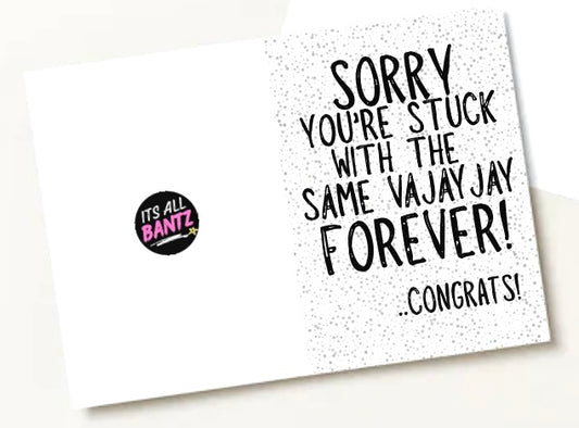 Same VaJayJay Forever -  Greeting Card