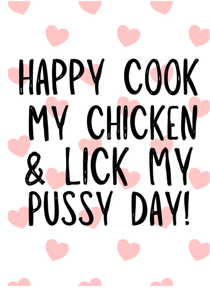 Lick My Pussy Day -  Greeting Card