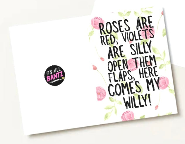 Here Comes My Willy - Greeting Card