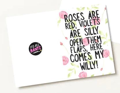 Here Comes My Willy - Greeting Card