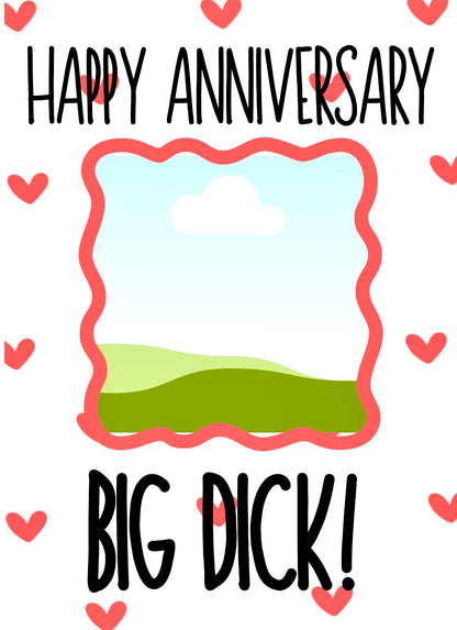 Anniversary Big Dick - Greeting Card