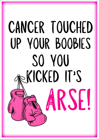 Touched Your Boobies -  Greeting Card