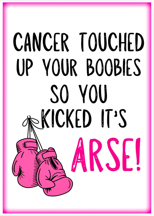 Touched Your Boobies -  Greeting Card