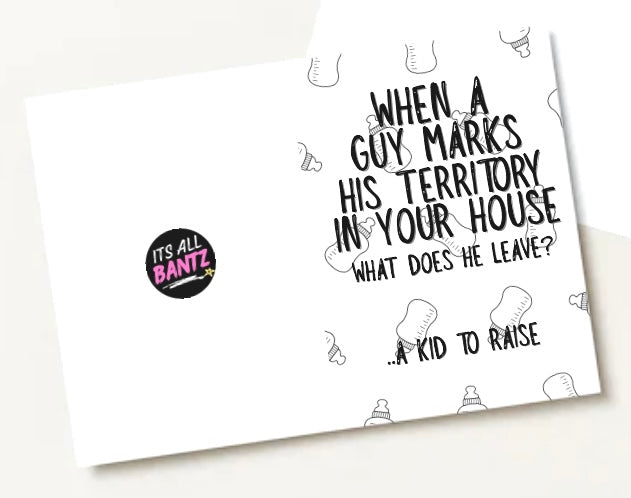 Marking Territory - Greeting Card