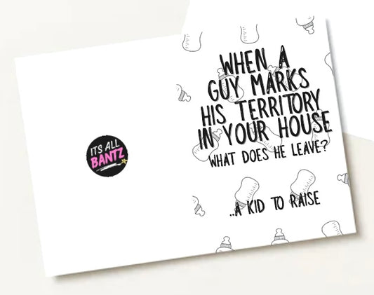 Marking Territory - Greeting Card