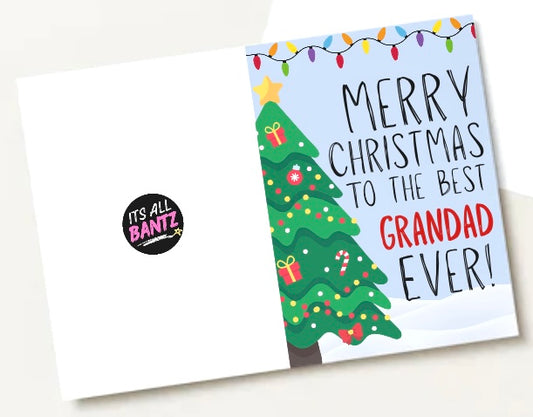 Merry Christmas Grandad -  Greeting Card