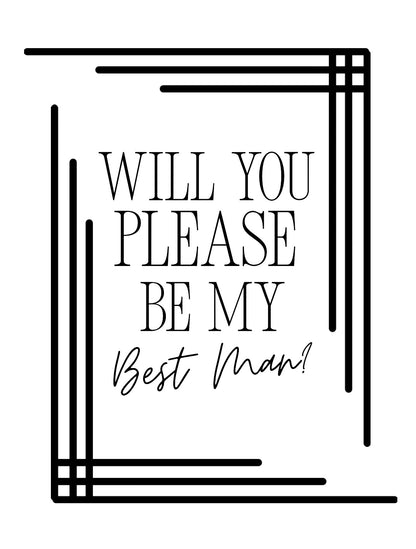 Be My Best Man? -  Greeting Card