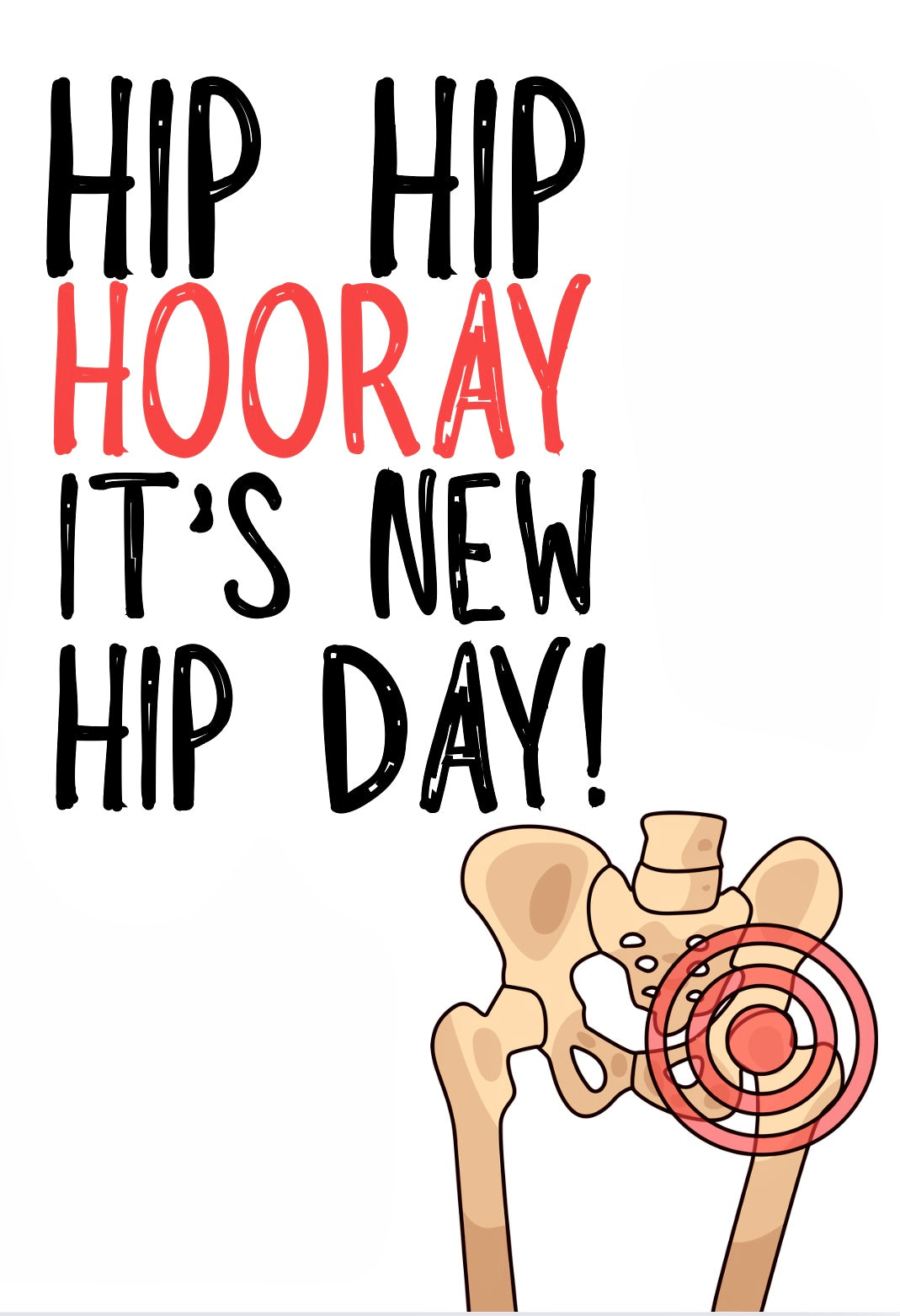 New Hip Day -  Greeting Card
