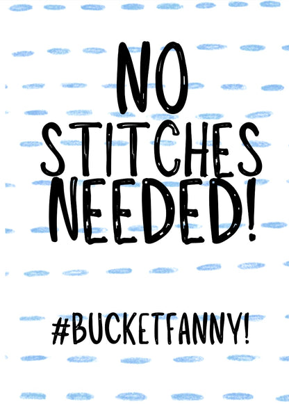 No Stitches Needed -  Greeting Card