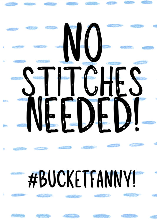 No Stitches Needed -  Greeting Card